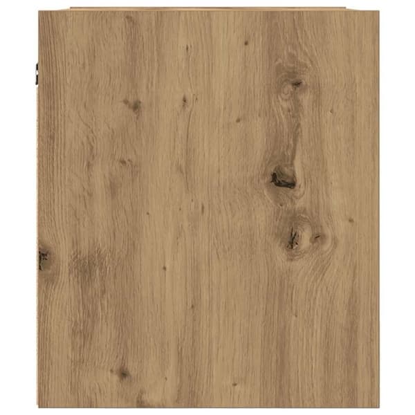 vidaXL Veggmontert nattbord artisan eik 38x34x40 cm