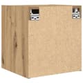 Miniatyrbilde 9 av 11: vidaXL Veggmontert nattbord artisan eik 38x34x40 cm