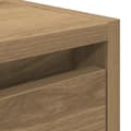 Miniatyrbilde 10 av 11: vidaXL Veggmontert nattbord artisan eik 38x34x40 cm