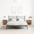 Miniatyrbilde 4 av 11: vidaXL Veggmonterte nattbord 2 stk gammelt tre 38x34x40 cm