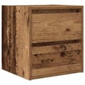 Miniatyrbilde 6 av 11: vidaXL Veggmonterte nattbord 2 stk gammelt tre 38x34x40 cm