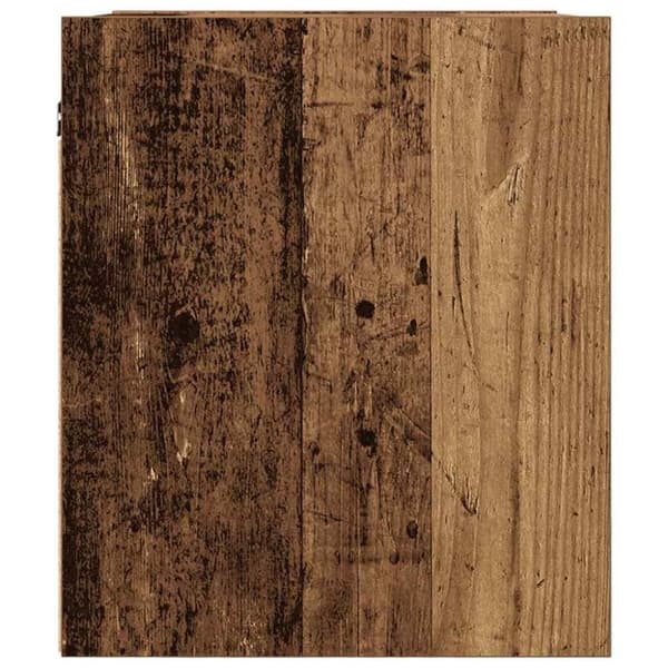 vidaXL Veggmonterte nattbord 2 stk gammelt tre 38x34x40 cm