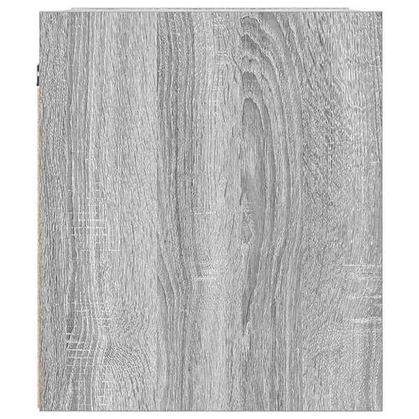 vidaXL væghængte sengeborde 2 stk. 38x34x40 cm grå sonoma-eg