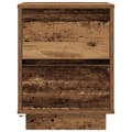Miniatyrbilde 10 av 11: vidaXL Nattskap med LED-lys 2 stk gammelt tre 38x34x50 cm