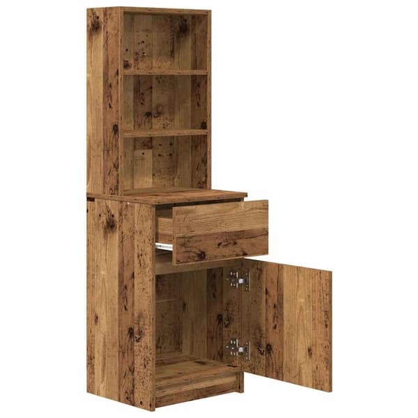 vidaXL Nattbord gammelt tre 39x35x125 cm konstruert tre