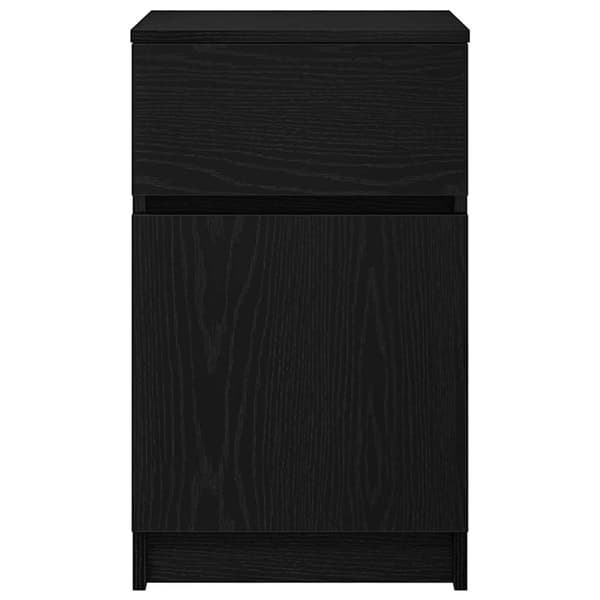 vidaXL Nattbord svart 39x35x65 cm konstruert tre