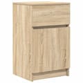 Miniatyrbilde 3 av 11: vidaXL Nattbord sonoma eik 39x35x65 cm konstruert tre