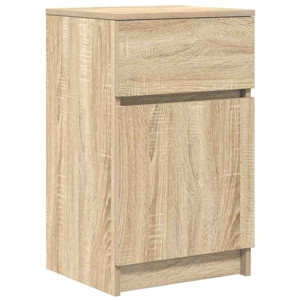 vidaXL Nattbord sonoma eik 39x35x65 cm konstruert tre