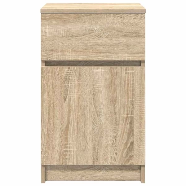 vidaXL Nattbord sonoma eik 39x35x65 cm konstruert tre