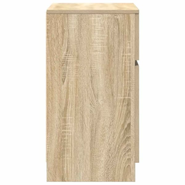 vidaXL Nattbord sonoma eik 39x35x65 cm konstruert tre