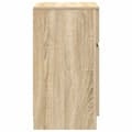 Miniatyrbilde 8 av 11: vidaXL Nattbord sonoma eik 39x35x65 cm konstruert tre
