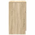 Miniatyrbilde 9 av 11: vidaXL Nattbord 2 stk sonoma eik 39x35x65 cm konstruert tre