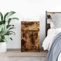 Miniatyrbilde 4 av 11: vidaXL Nattbord sonoma eik 39x35x65 cm konstruert tre