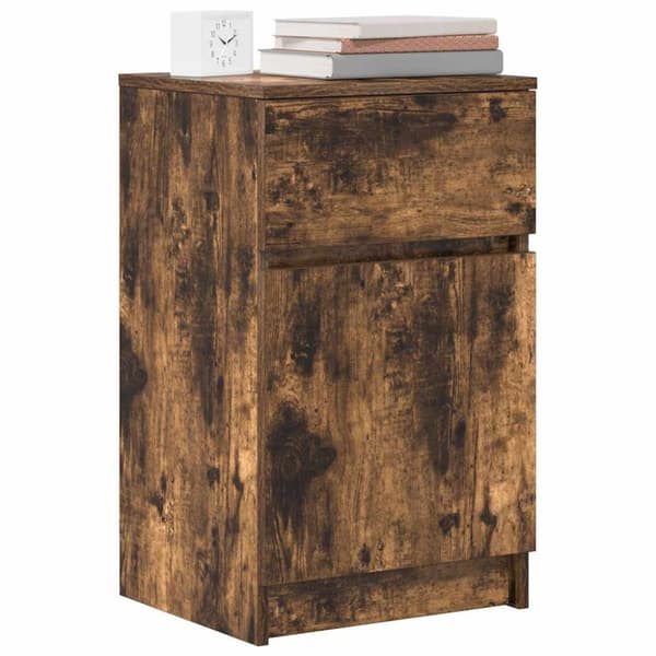 vidaXL Nattbord sonoma eik 39x35x65 cm konstruert tre