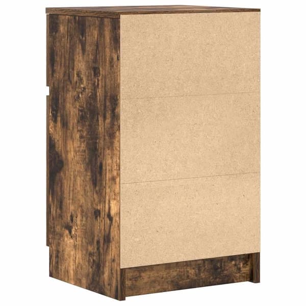 vidaXL Nattbord sonoma eik 39x35x65 cm konstruert tre