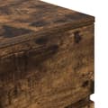 Miniatyrbilde 11 av 11: vidaXL Nattbord sonoma eik 39x35x65 cm konstruert tre