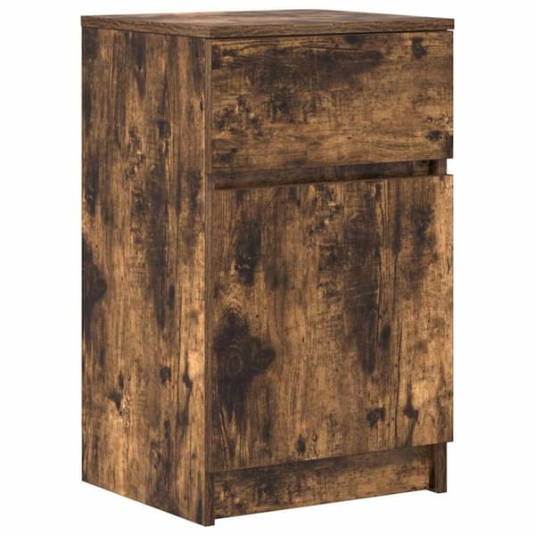 vidaXL Nattbord sonoma eik 39x35x65 cm konstruert tre