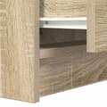 Miniatyrbillede 11 af 11: vidaXL sengebord med 2 skuffer 38x34x80 cm sonoma-eg