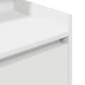 Miniatyrbilde 10 av 11: vidaXL Nattbord med 2 skuffer hvit 38x34x80 cm