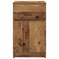Miniatyrbilde 7 av 11: vidaXL Nattbord gammelt tre 39x35x65 cm konstruert tre