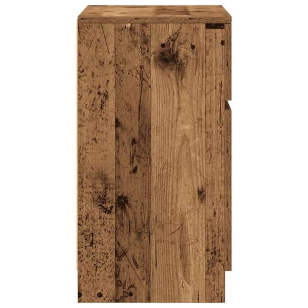 vidaXL Nattbord gammelt tre 39x35x65 cm konstruert tre