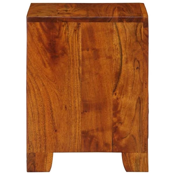 vidaXL yöpöytäkaappi 2 kpl 35x35x45 cm massiivipuu akaasia