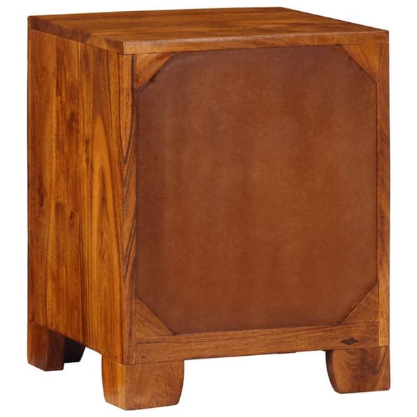 vidaXL yöpöytäkaappi 2 kpl 35x35x45 cm massiivipuu akaasia