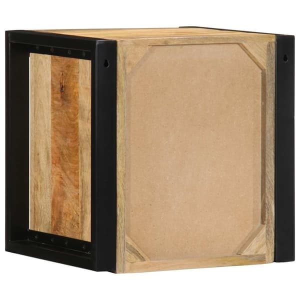 vidaXL sengeskab 40x35x40 cm massivt ru mangotræ