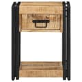 Miniatyrbilde 3 av 11: vidaXL Nattbord 40x35x50 grov heltre mango