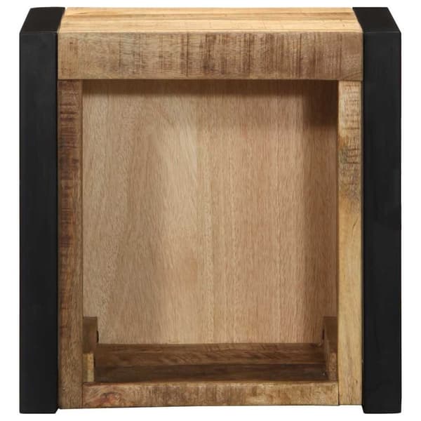 vidaXL Sängbord 40x35x40 cm massivt grovt trä mango