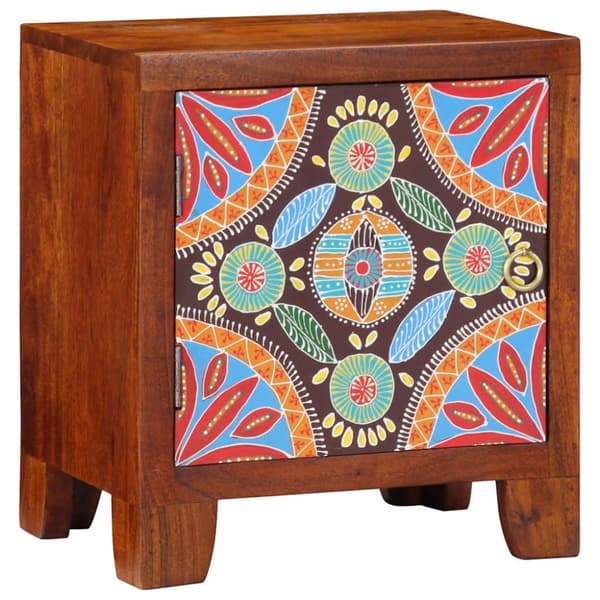 vidaXL sengebord 40x30x45 cm massivt akacietræ