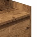 Miniatyrbilde 10 av 11: vidaXL Nattbord med 2 skuffer gammelt tre 38x34x80 cm