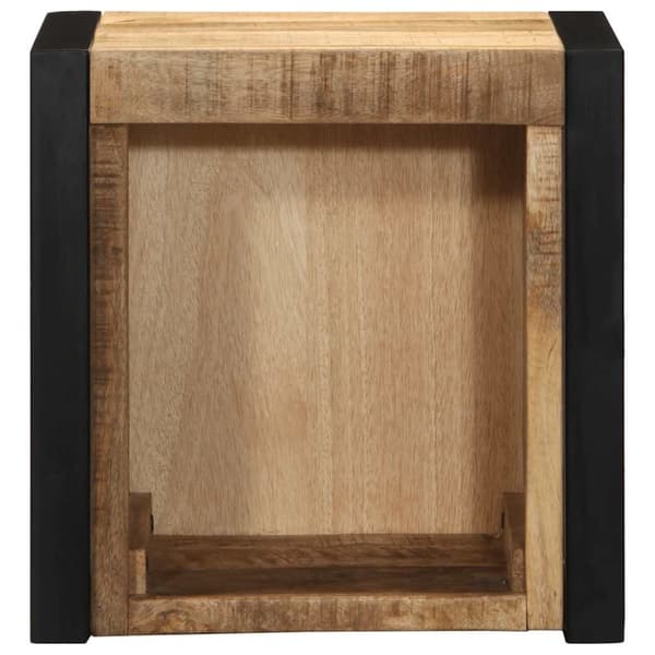 vidaXL Nattskap 2 stk 40x35x40 cm grovt heltre mangotre