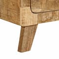 Miniatyrbillede 8 af 11: vidaXL sengeborde 2 stk. 40x32x46 cm massivt ru mangotræ