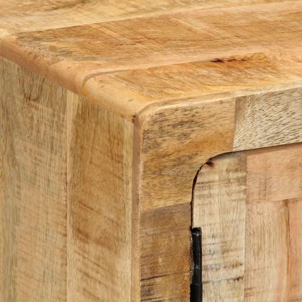 vidaXL Nattskap 2 stk 40x32x46 cm grovt heltre mangotre