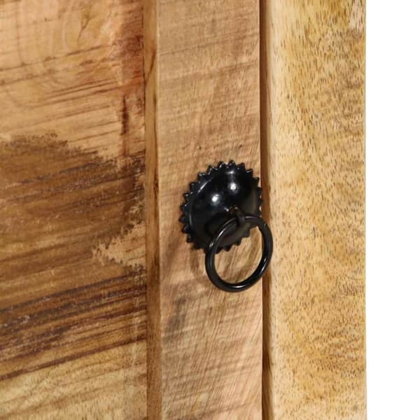 vidaXL Nattskap 2 stk 40x32x46 cm grovt heltre mangotre