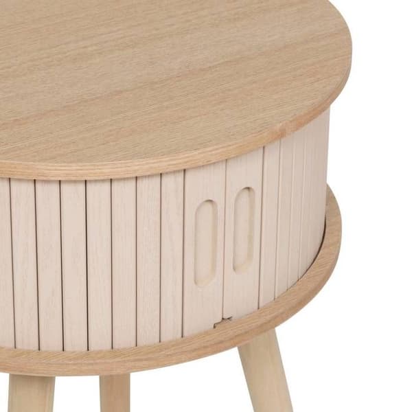 Chevet 2 dörrar "Nysos" crème 54x40x40cm - Atmosphera inredningsdesigner - Beige