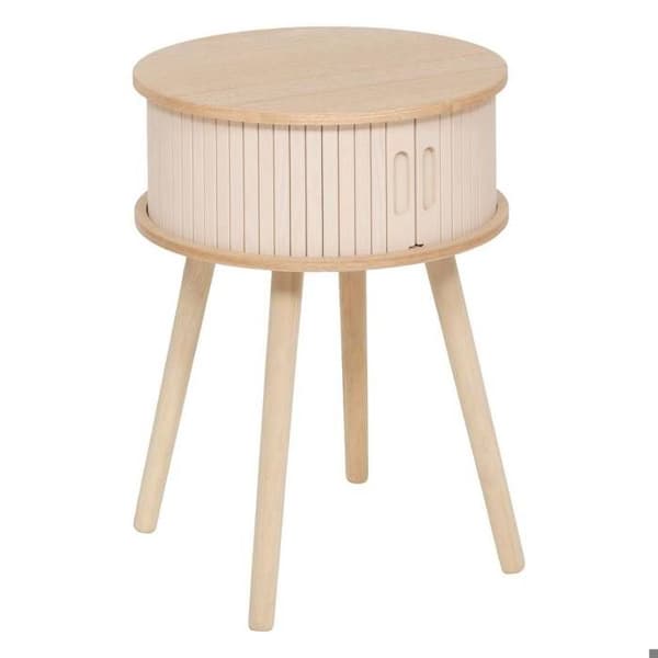 Chevet 2 dörrar "Nysos" crème 54x40x40cm - Atmosphera inredningsdesigner - Beige