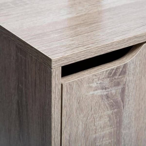 Sängbord - 5Five - Naturlig - Dörr - Trä - Modern