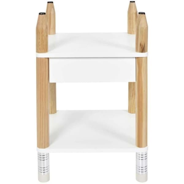 Barnsäng i furu och MDF Krita Beige