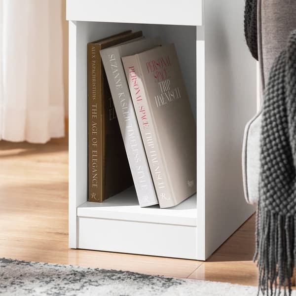 SoBuy Moderne sidebord med opbevaring Sengebord Sofabord Endebord FBT111-II-WN
