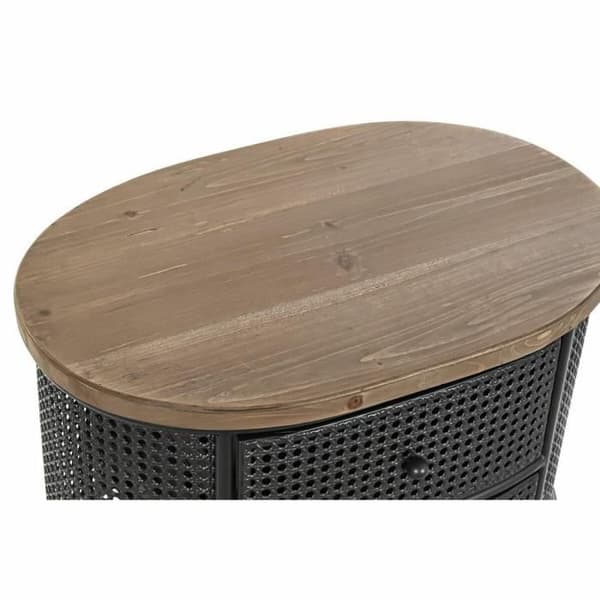 Sängbord i metallgran - Märke - Modell - Vit - Metall