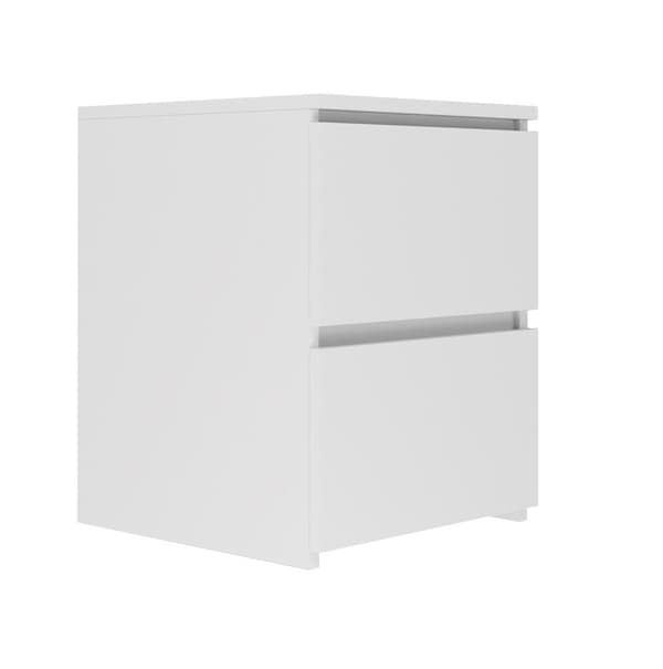 Malwa W2 sängbord VIT