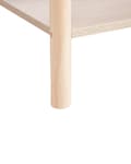Miniatyrbillede 8 af 9: Sengebord Lyst træ MDF Fyrreben 1 Opbevaringsskuffe 1 Hylde Skandinavisk Moderne Design Soveværelse