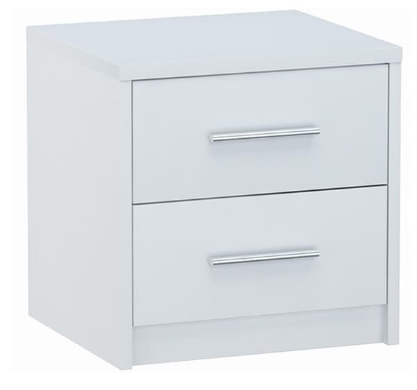 Sengebord BODO 2S HVID kommode