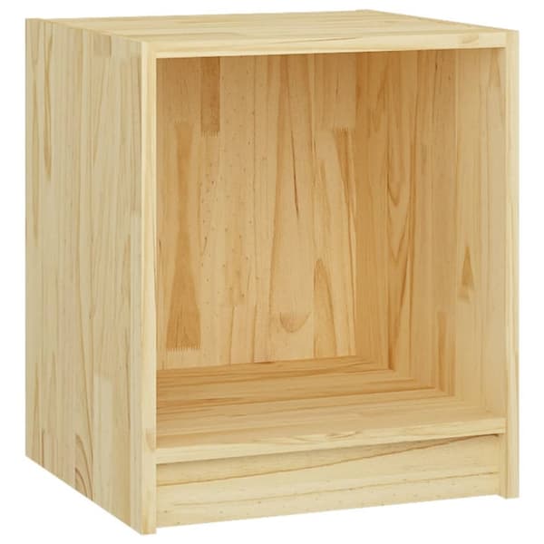 Sängbord 35,5x33,5x41,5 cm massiv furu
