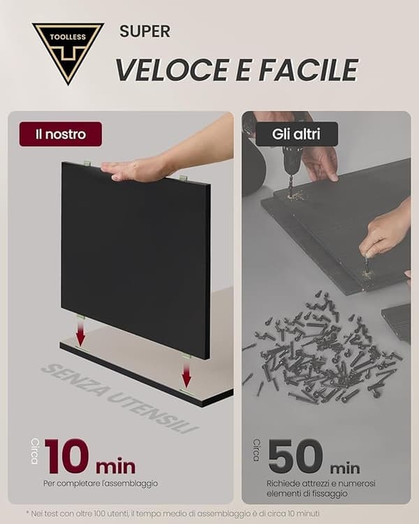 Nopeasti Koottavat Yöpöydät, Yöpöydät 3 Laatikolla, Moderni, Mustemusta Ja Cappuccino Beige