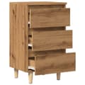 Miniatyrbillede 10 af 11: vidaXL sengebord 40x35x69 cm konstrueret træ kunsteg