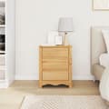 Miniatyrbilde 5 av 11: vidaXL Nattbord "DRAMMEN" 45x35x56 cm Massivt furu