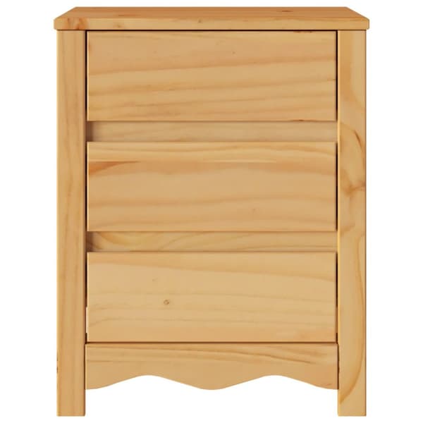 vidaXL Nattbord "DRAMMEN" 45x35x56 cm Massivt furu